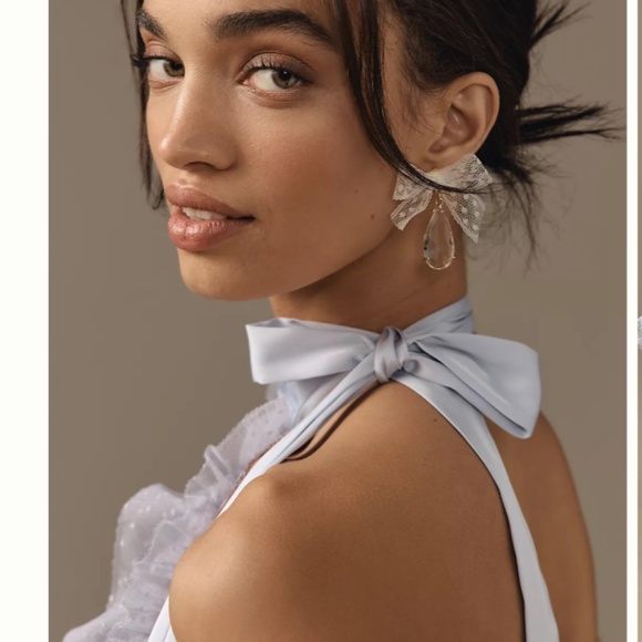 Brand New By Anthropologie Lace Halter Tunic Dress - Picture 3 of 11